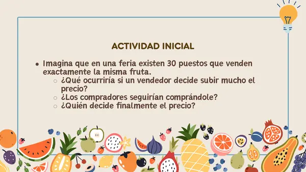 Mercados de Competencia Perfecta | Economía y Sociedad