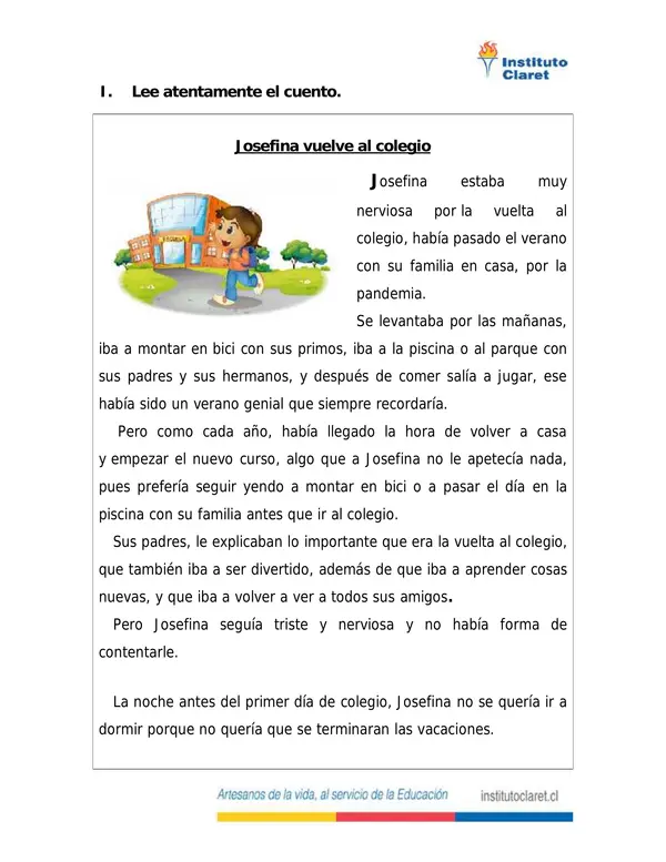 Cuadernillo de lenguaje 4°año básico
