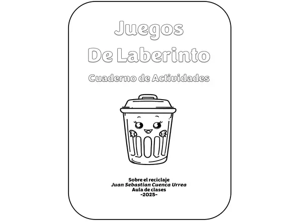Cuaderno de Actividades, Juegos de laberintos sobre el reciclaje
