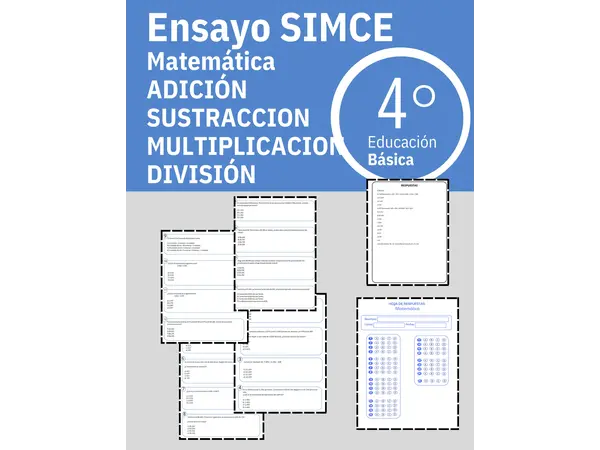 Ensayo SIMCE OPERACIONES MATEMÁTICAS