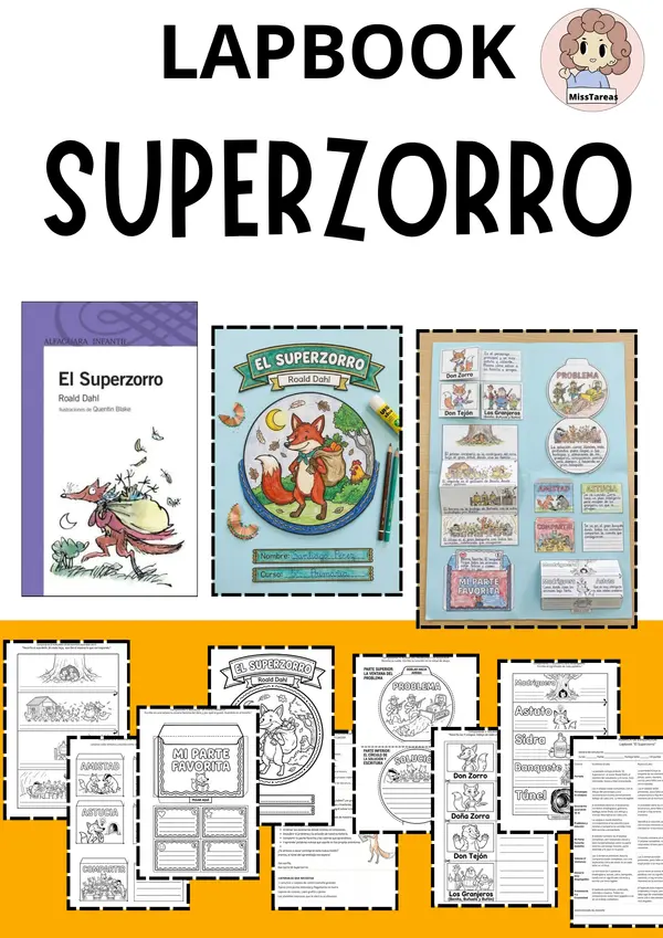 Lapbook "El Superzorro" - Plan Lector Creativo