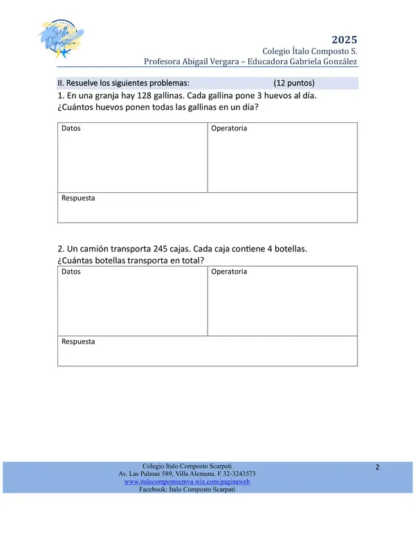 Prueba multiplicación 