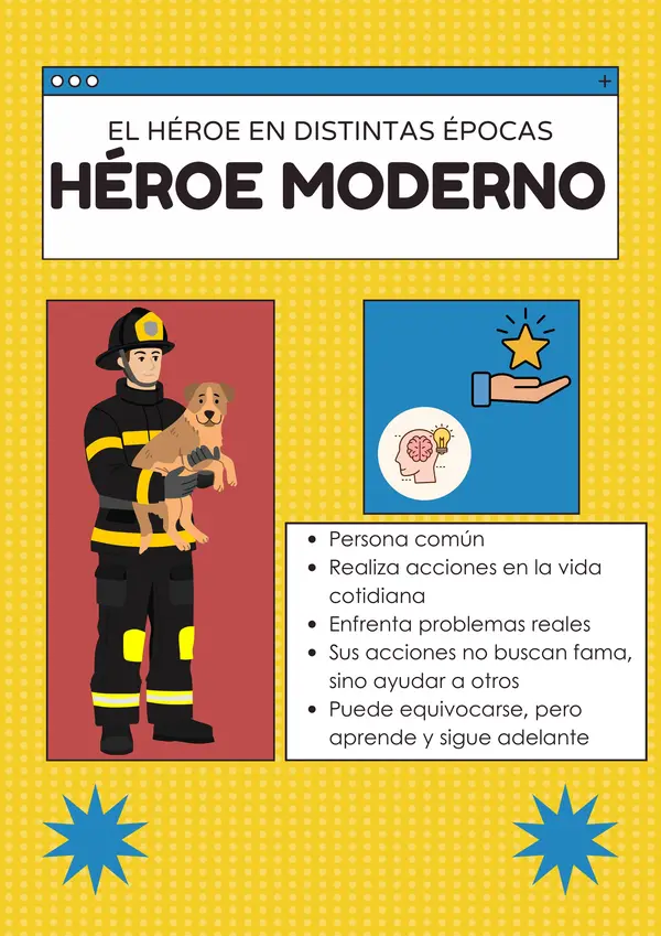 Héroes en distintas épocas