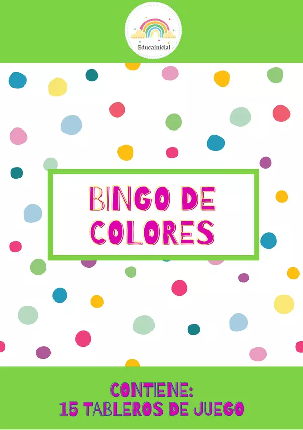 Bingo de colores 