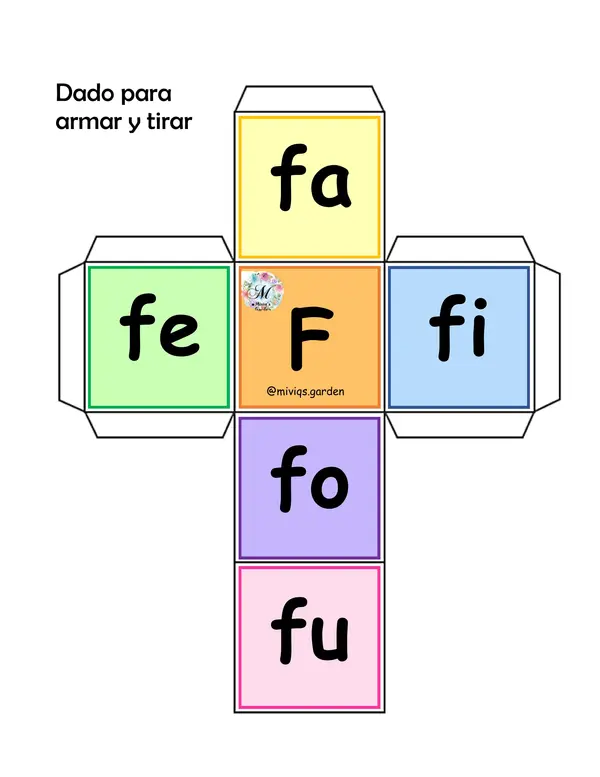 Faroles de Silabas con la letra F