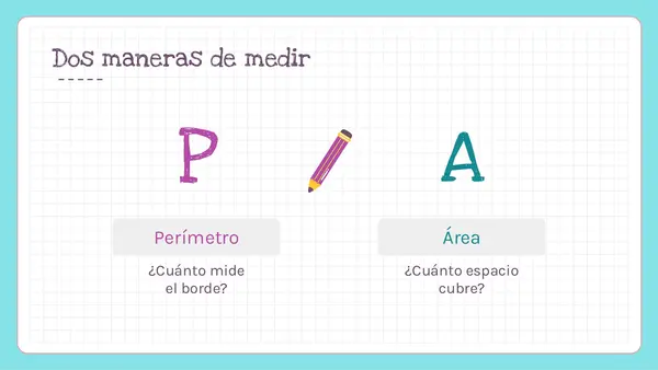 Perímetro y área: ¡medimos, contamos y descubrimos! | 3° básico