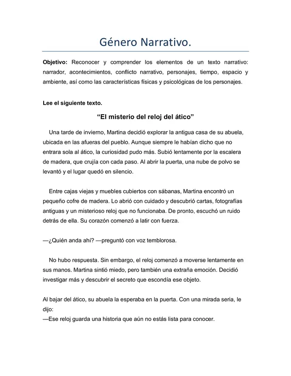 Genero Narrativo 
