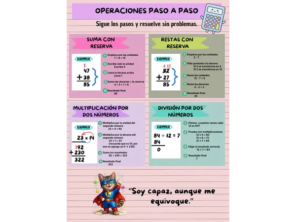 OPERACIONES PASO A PASO