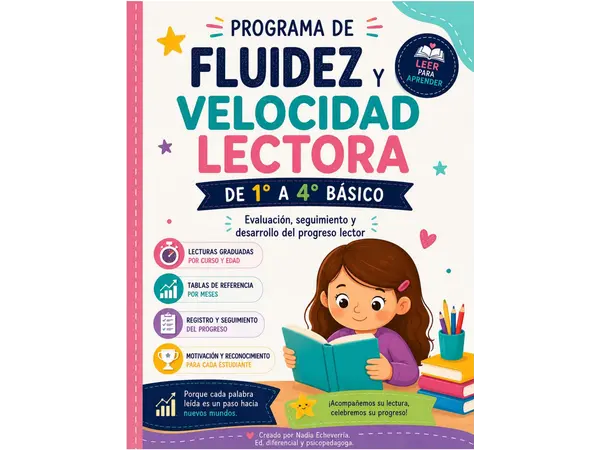 Programa de fluidez y velocidad Lectora de 1° a 4° Básico | Evaluación y seguimiento