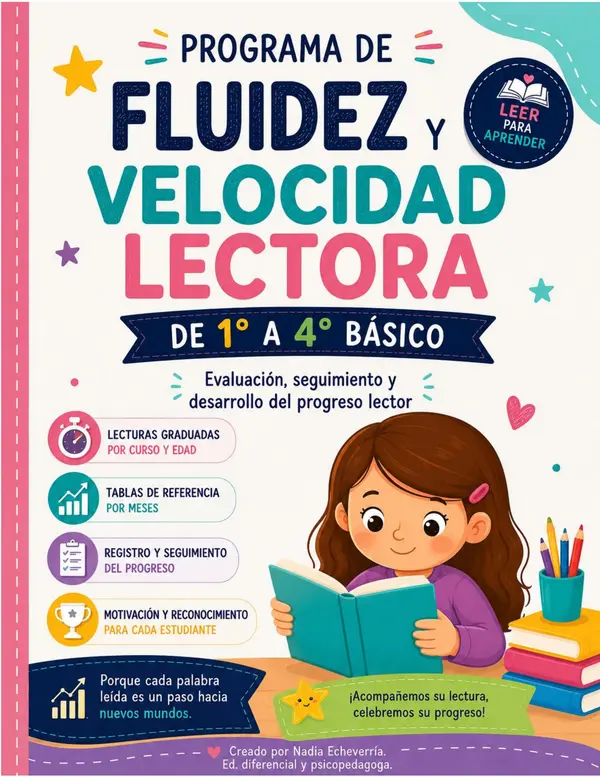Programa de fluidez y velocidad Lectora de 1° a 4° Básico | Evaluación y seguimiento