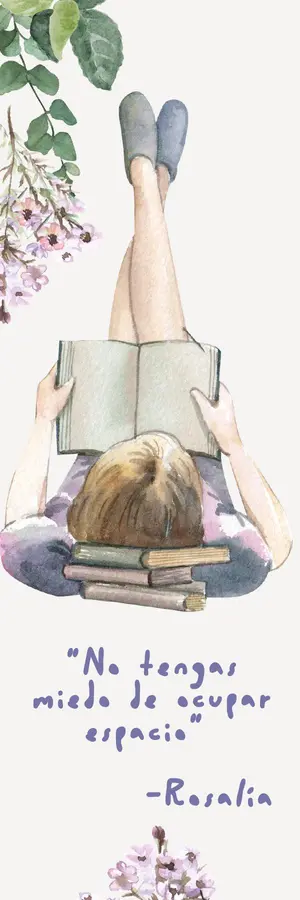 Marca libros- dia de la mujer