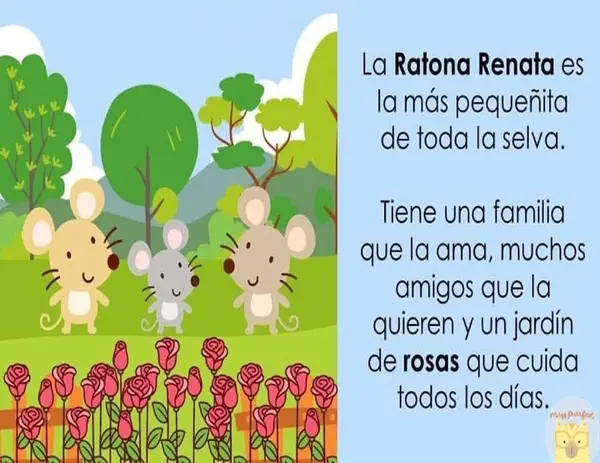 CUENTO DE LA R LA RATONA RENATA