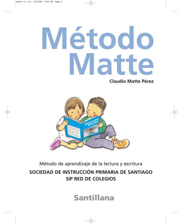 Libro completo para trabajar el método Matte.