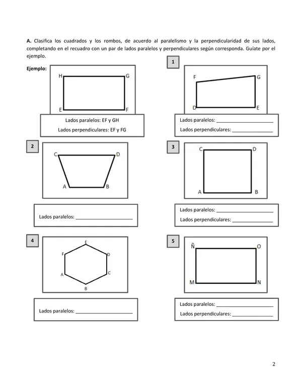 GUIA CARACTERISTICAS FIGURAS 2D Y 3D 5° BÁSICO 