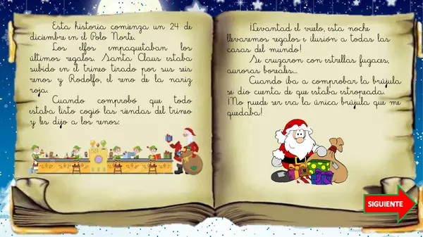 Cuento de navidad y comprensión lectora "La brújula de Santa Claus" #navidad