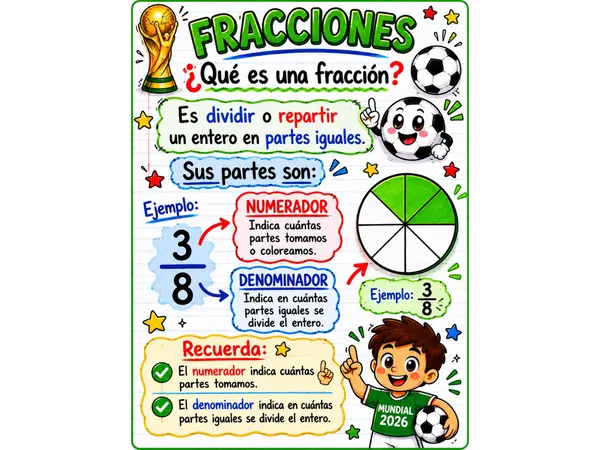 Fracciones del Mundial 2026 - Actividades 