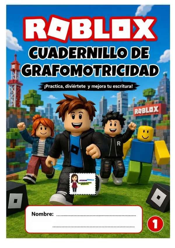 Cuadernillo de grafomotricidad y números del 1 al 10