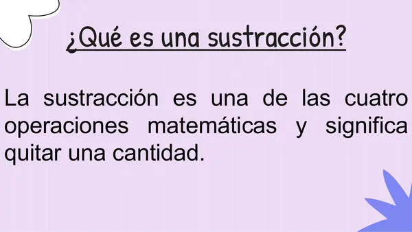 Clase Sustracciones 3ro Básico