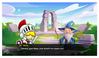 🛡️ Demo gratuito: Sir Valor y los números romanos