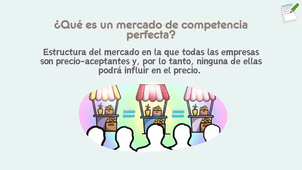 Mercados de Competencia Perfecta | Economía y Sociedad