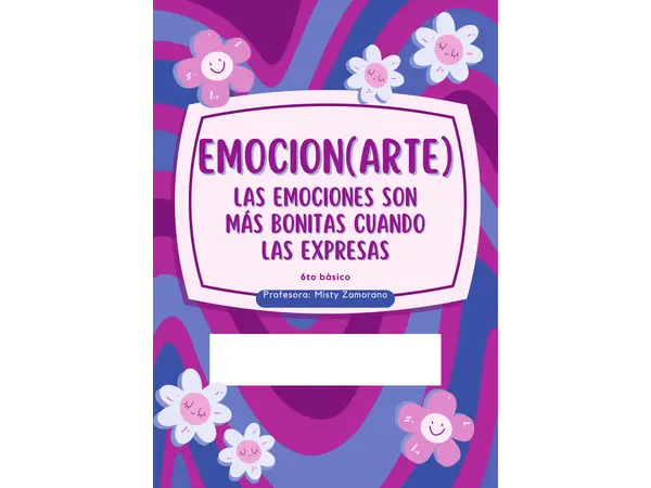 Libro: Emocion(arte) para Artes Visuales y Orientación, 6to básico