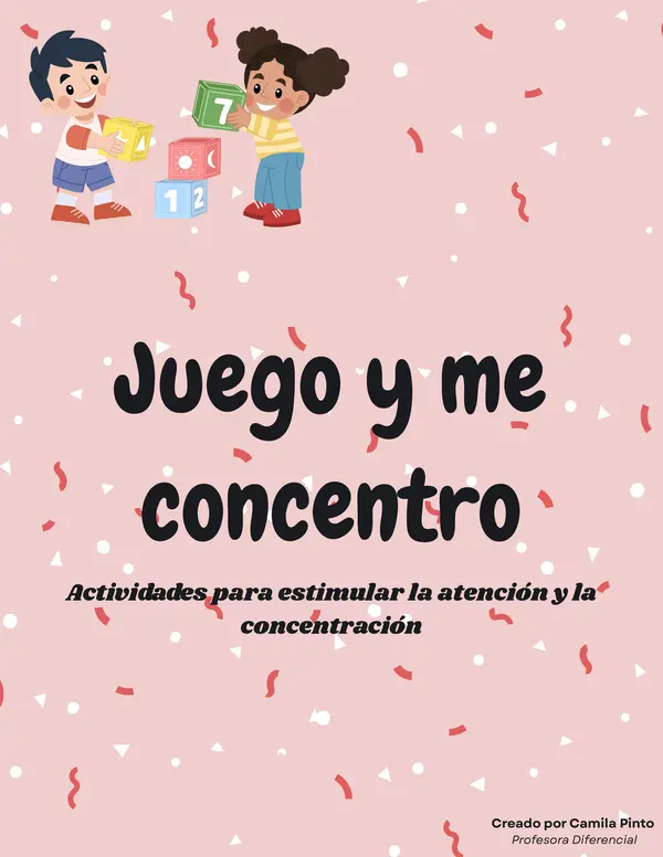 Juego y me concentro | Actividades de atención y lógica infantil