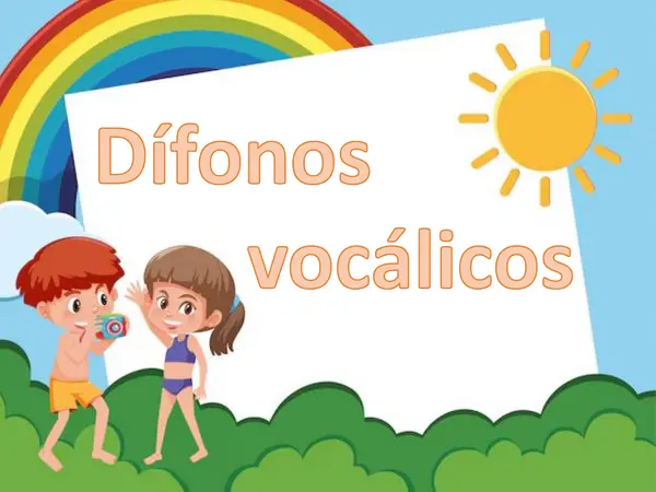 DÍFONOS VOCALICOS 