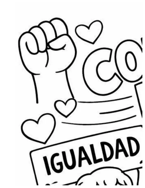 Póster educativo inspirado en la canción "Corazones rojos de Los Prisioneros" 