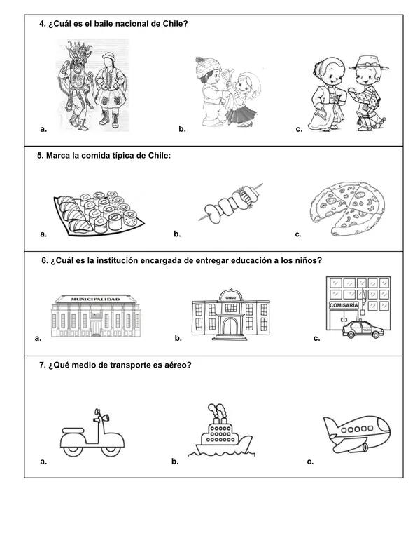 evaluación diagnóstica historia primero básico