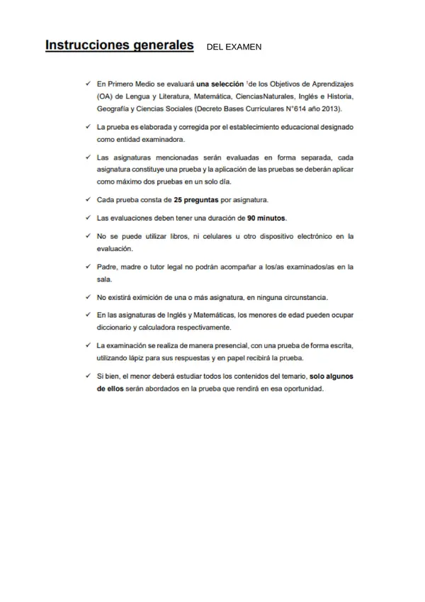 Ensayo 1°MEDIO 2026 EXAMEN LIBRE