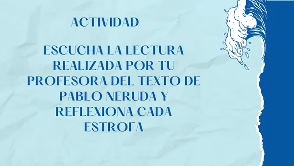 Analizar Oda al Mar