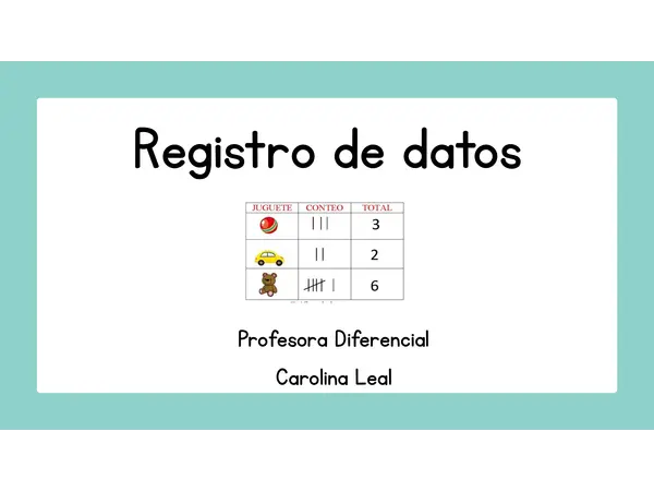 PPT TABLA DE CONTEO