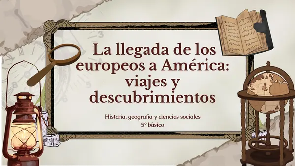 PPT - La llegada de los europeos a América. 5° básico