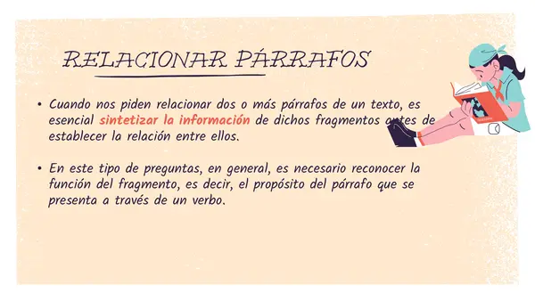Habilidad de interpretar: sintetizar y relacionar ppt editable