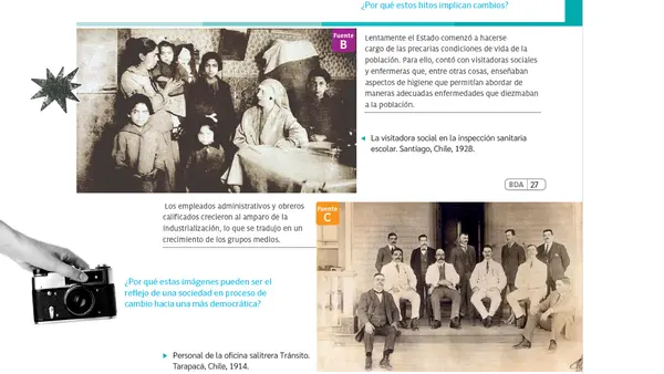 Segundos Medios: Detectives de la Historia – Chile en la primera mitad del siglo XX.