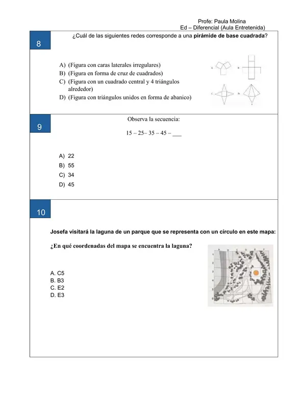 ENSAYO SIMCE  N° 2  6TO BÁSICO MATEMÁTICA 