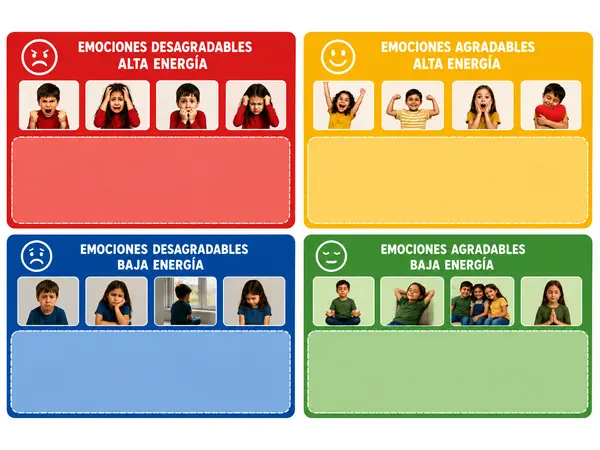 Termómetro emocional niños.