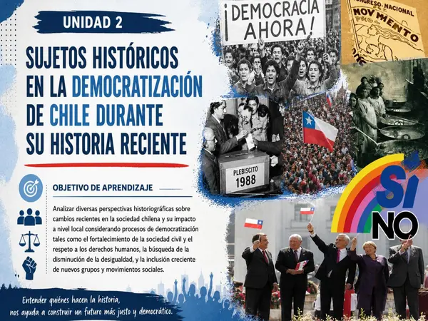 Unidad 2: Sujetos históricos en la democración de Chile durante su historia reciente.