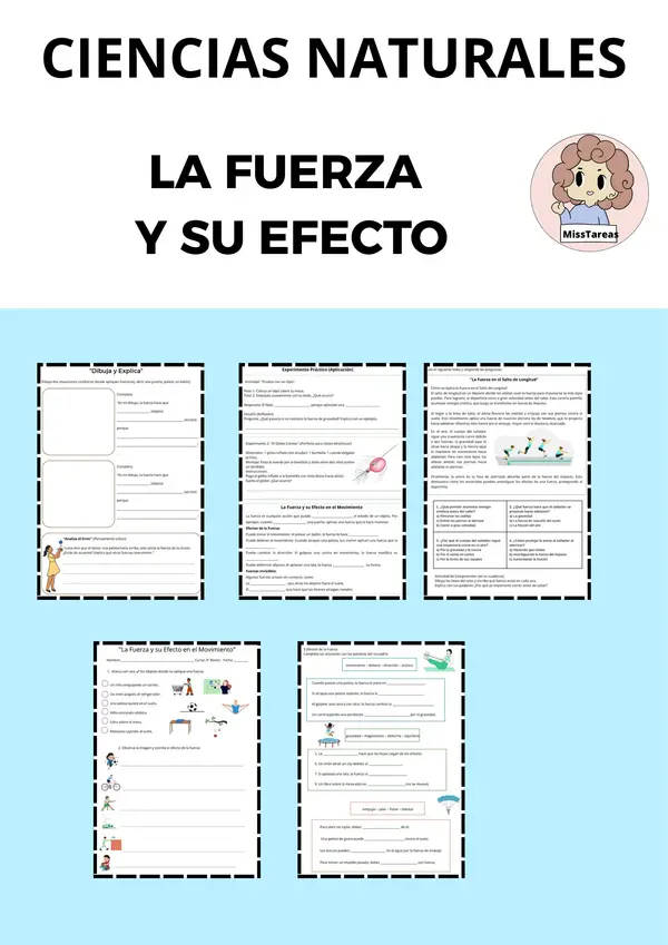 Fuerza y su efecto en el movimiento, Ciencias Naturales