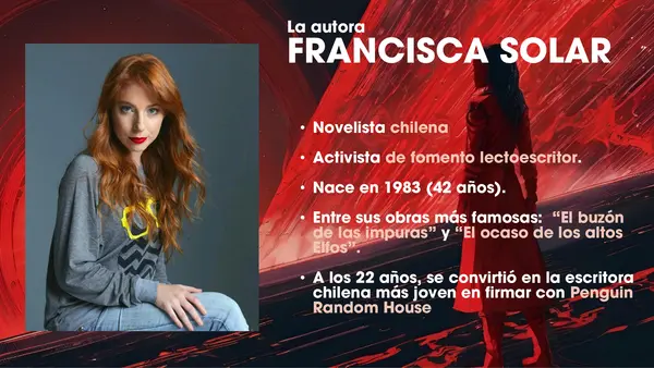 PPT Contextualización "Almas de rojo" (Francisca Solar)