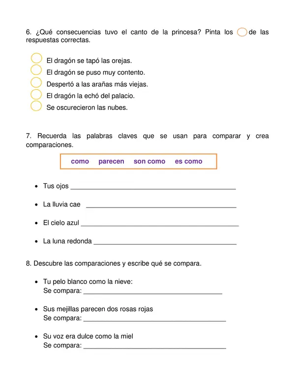 Evaluación "Poema y texto informativo" Segundo año básico.