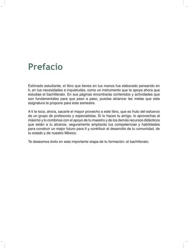 Libro de química para primer semestre de preparatoria.