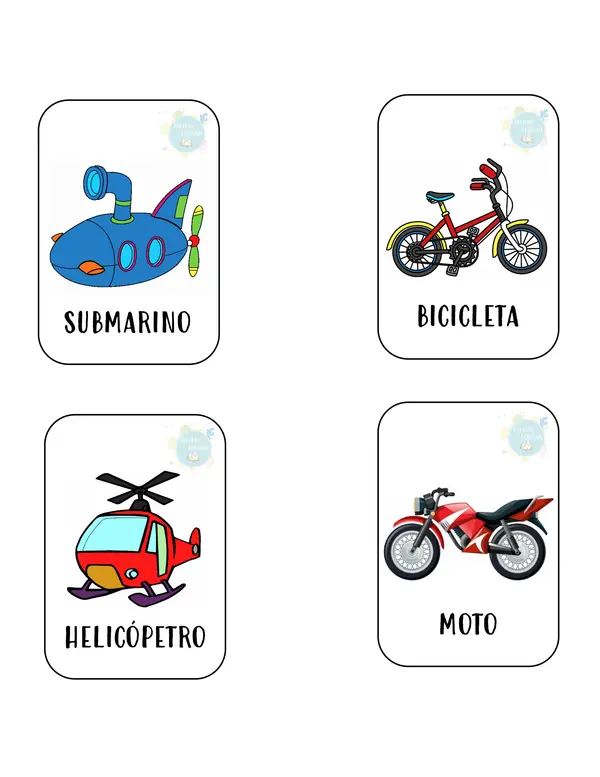 Memorice medios de transporte