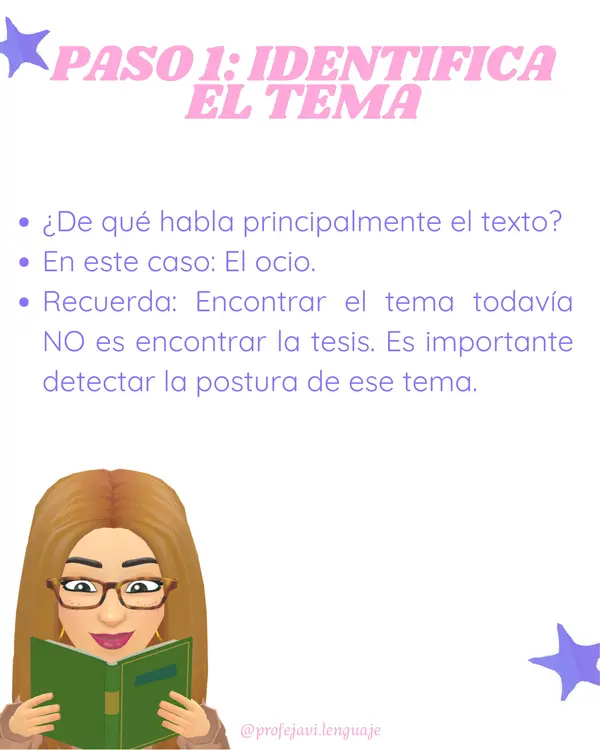 ¿Cómo encontrar la tesis en un texto PAES?