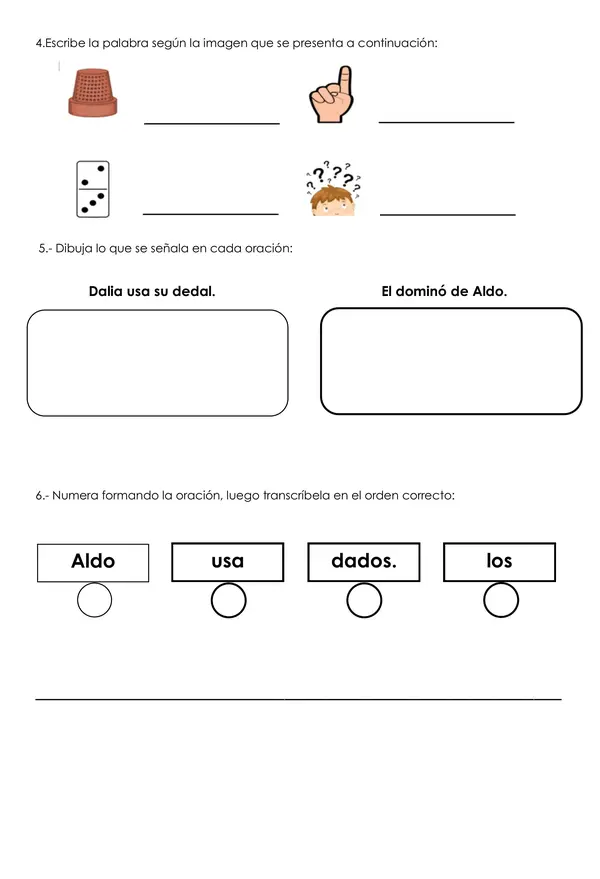 Guía letra D
