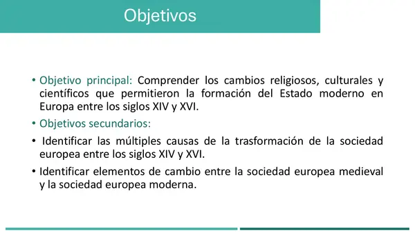 Presentación El origen del mundo moderno