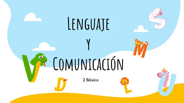 Lenguaje y Comunicación 2° Básico