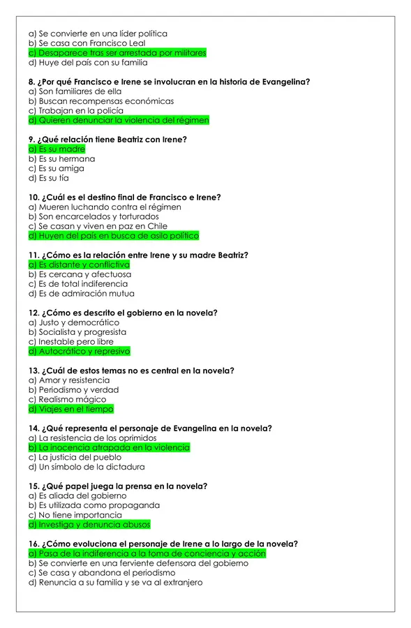 Prueba Lectura - De amor y de sombra