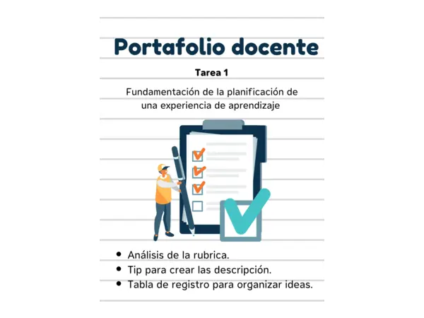 Fundamentación de una clase portafolio docente 