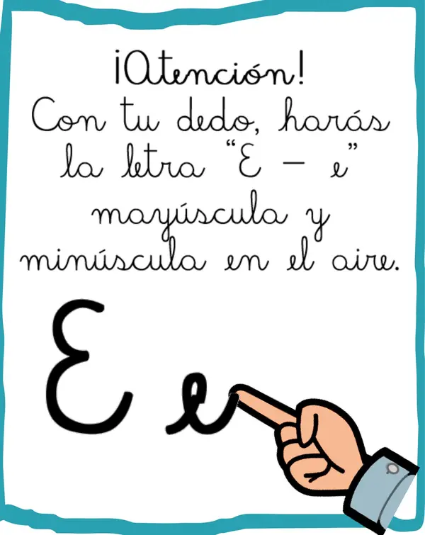 VOCAL "E" - PPT de apoyo a las guías